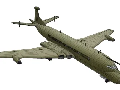 Hawker Siddeley Nimrod Low-poly 3D model purchase