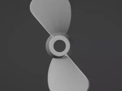 Two-Blade Propeller Model 3D print model