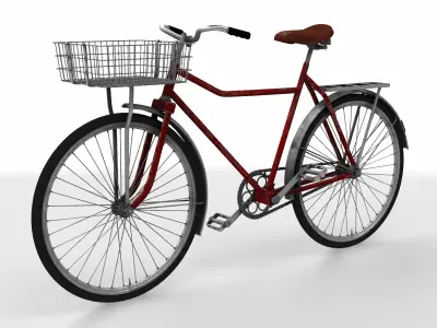 vintage bike 3D model