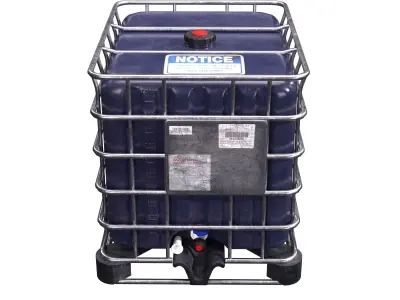 Intermediate Blue Bulk Container Low-poly 3D model