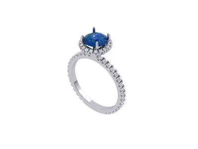 Wedding Ring  3D print model 308