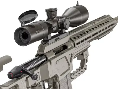  Victrix Scorpio TGT Sniper Rifle Low-poly 3D model