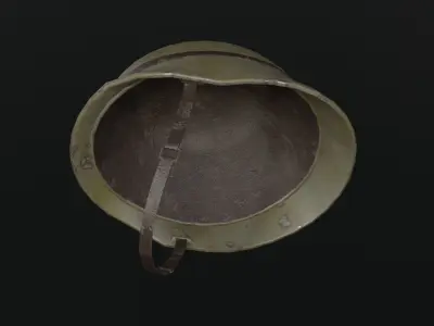 German Helmet  Free low-poly 3D model