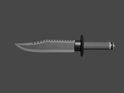 Combat Knife CK01 Low-poly 3D model