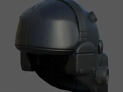 Helmet military combat soldier armor  Low-poly 3D model shop