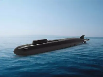 Oscar-class submarine 3D model