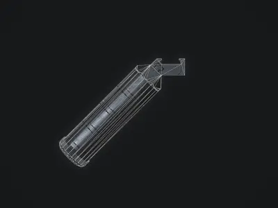 ZENITH VERTICAL SHORT GRIP  45 ANGLED Low-poly 3D model