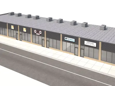 Retail-072 Retail Store 3D model