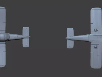 T23 AIRPLANE 3D print model