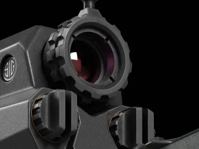Sig Sauer Echo 3 Thermal Sight Low-poly 3D model