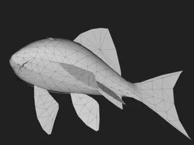 Panaque Low-poly 3D model