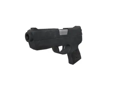 Low Poly Gun Pack Low-poly 3D model purchase