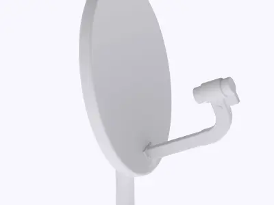 HO satellite dish home train model  3D print model