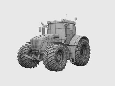 Tractor 01 3D model