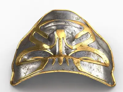 Metal Mask 3D model