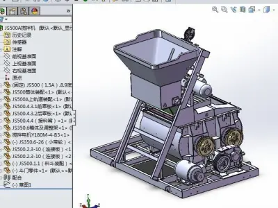 mixer machine 3D model purchase