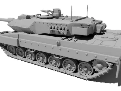 TANK LEOPARD 2A6 for 3D print 3D print model