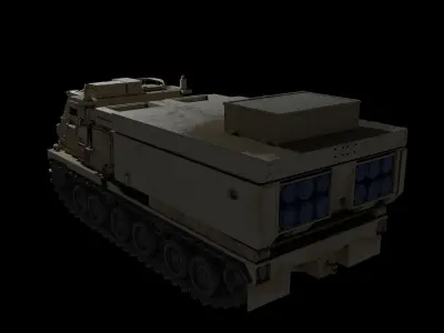 Israeli Defence Forces M270 MLRS 3D model