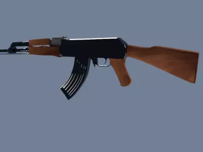AK-47 ak - rifle 3D model get