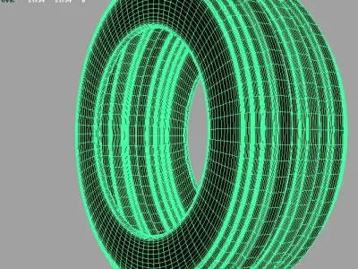 Agriculture Tire 3D model