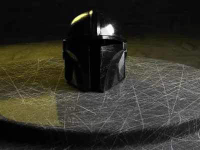 Mandalorian Helmet 3D model purchase