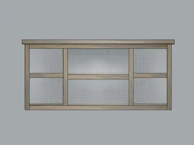 Cage for small animals Low-poly 3D model