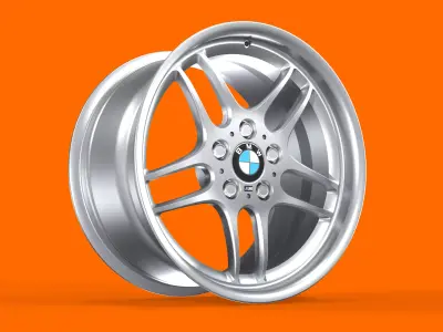 Parallel Styling 37 Wheel Mid-poly 3D model