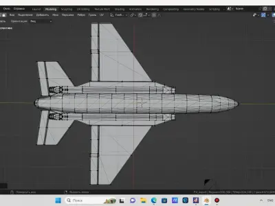 Fighter jet 3D model shop