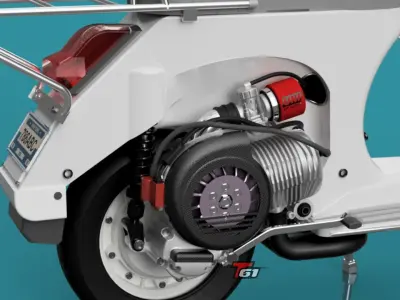 Vespa px  3D model