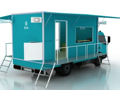 Bsn Truck  Free 3D model