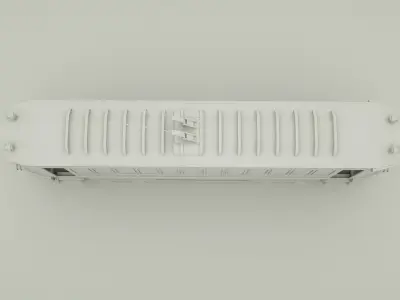 Retro Tramway  3D Model 3D model