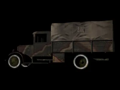 Fiat 621 L Low-poly 3D model