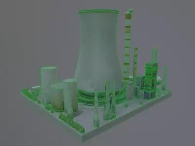 nuclear reactor Free 3D model