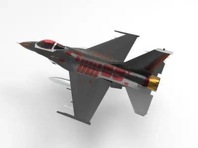 F-16C Block 50 3D model
