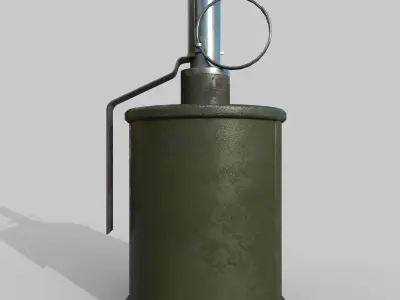 Grenade RG-42 Low-poly 3D model purchase