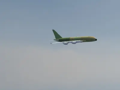 A380 pre-delivery 3D model