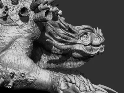 Leviathan dragon 3D model