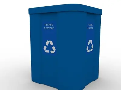 Recycle Bin 3D model get