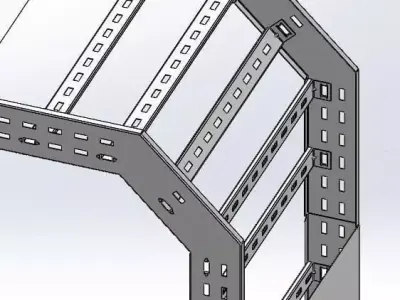 CABLE LADDER - Full CAD design 3D model