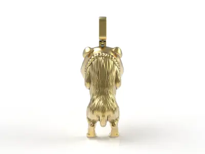 Bulldog Pendant 3D print model