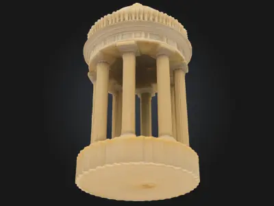 Ivory Pavilion Model  Grace in Architectural Form 3D model