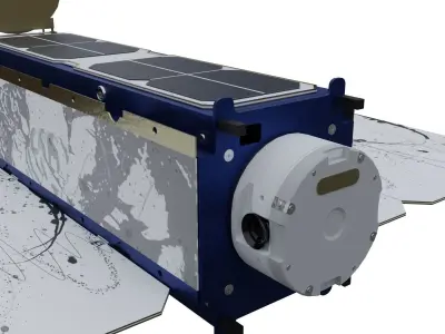 PLANET Dove Cube Satellite Free 3D model
