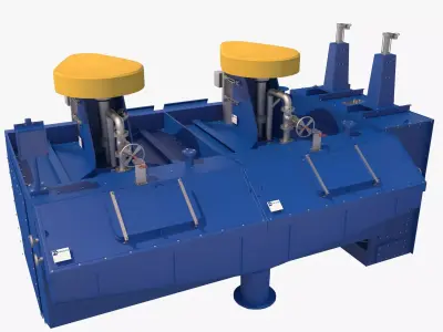 celda flotacion moly  3D model