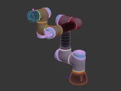 Photorealistic Universal Robots collaborative UR3 3D model