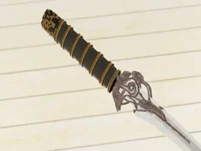 knife model 3D model