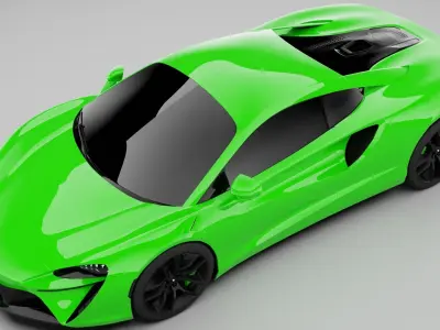 Mclaren Artura HQ Interior Exterior 3D model