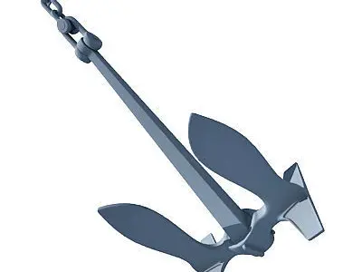Ship Anchor 3D model