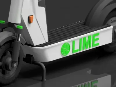 Lime electric scooter 3D print model