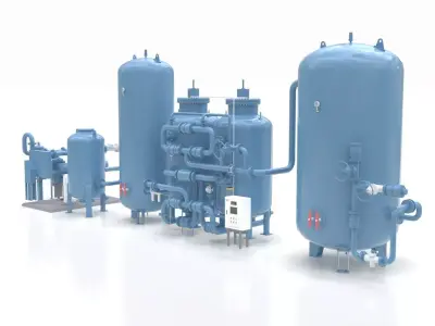 Nitrogen Generator Equipment 3D model