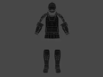 Sci-Fi Armor 3D model